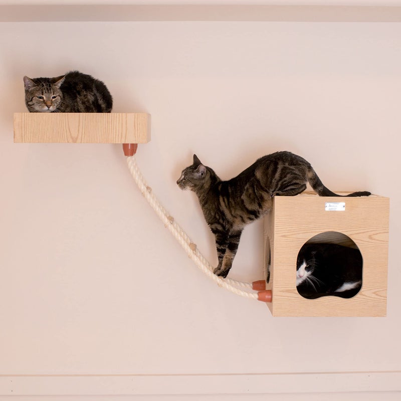 Armarkat Cat Wall Climber Series: Soft Ladder W1907E, Natural Beige - Image 5